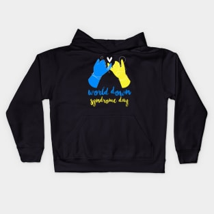 World Down Syndrome Day Awareness National T21 Kids Hoodie